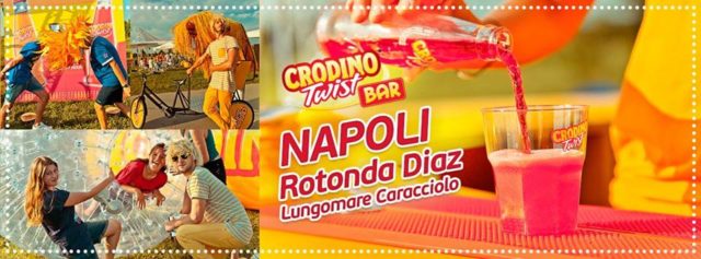 Crodino Twist Bar sul lungomare di Napoli