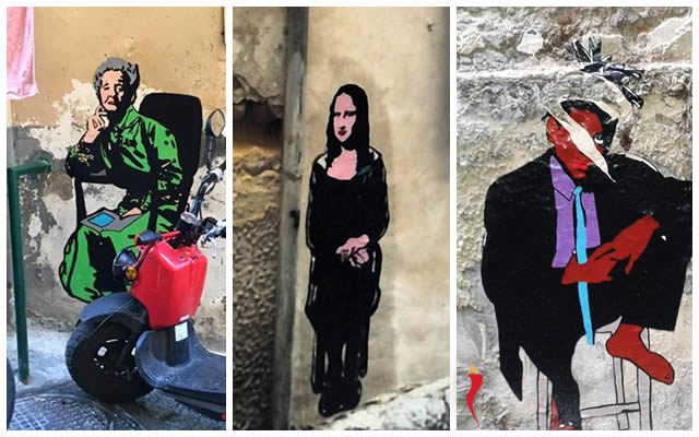Street art a Napoli mostra a cielo aperto ai Quartieri Spagnoli