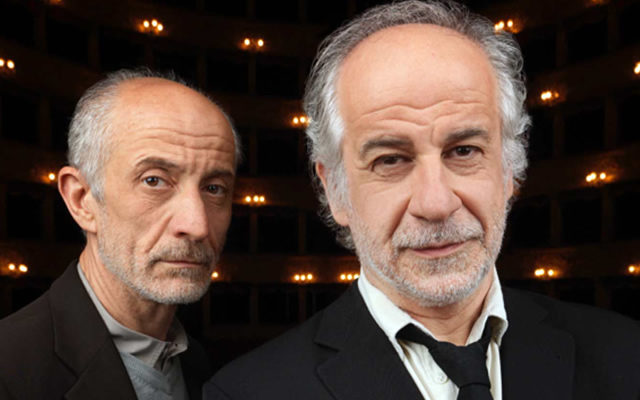 Peppe e Toni Servillo in scena con La Parola Canta al Teatro Bellini