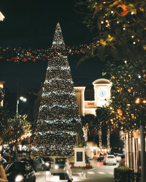 Le luminarie di Natale a Sorrento