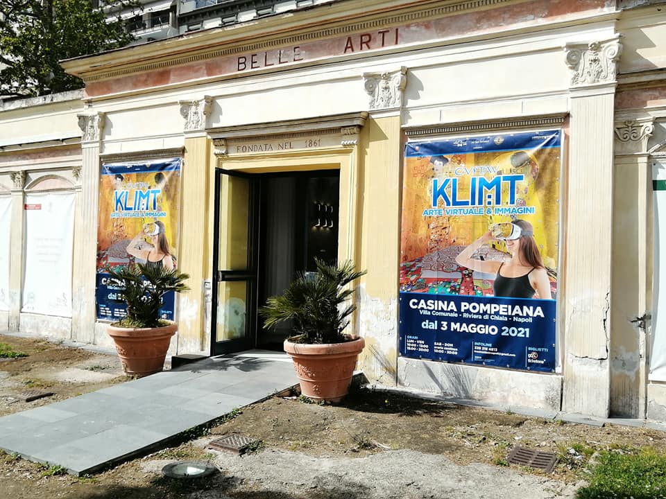 Mostra Virtuale di Klimt nella Casina Pompeiana in villa Comunale a Napoli