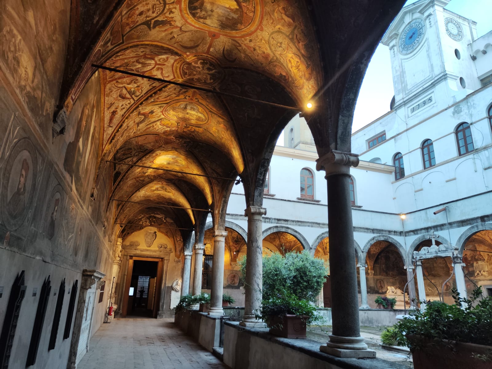 Franciscan Cloister of the Monumental Complex of Santa Maria La Nova of Naples